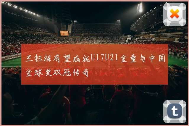 王钰栋有望成就U17U21金童与中国金球奖双冠传奇